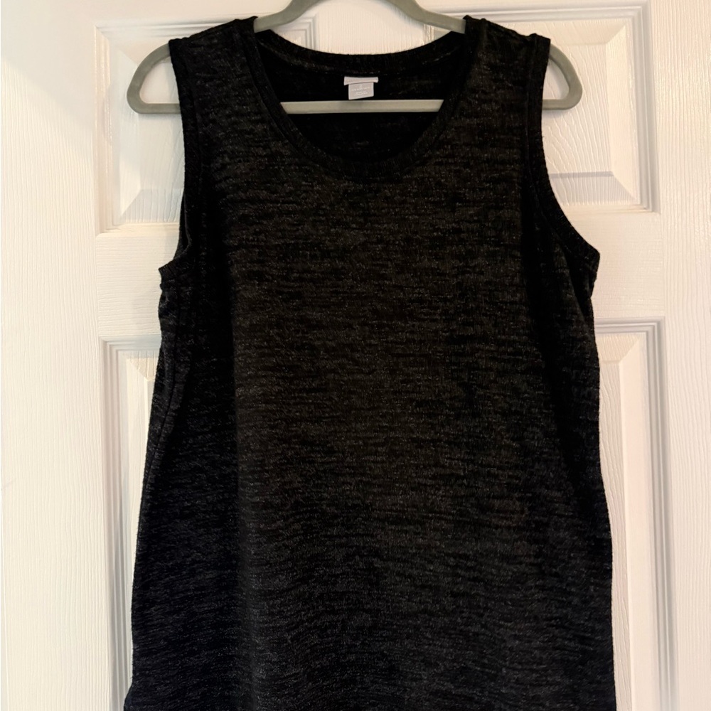 Chico's Black Sleeveless Tank Top Chico’s size 2-US size 12/14